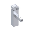 Rubinet Single Control Bidet Fitting (less drain) Satin Chrome
