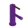 Rubinet Single Control Bidet Fitting (less drain) Purple Haze