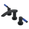 Rubinet Widespread Lav. Set. (less drain) Matt Black