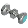 Rubinet Shower Door Knob (set) Satin Nickel