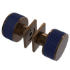 Rubinet Shower Door Knob (set) Tuscan Brass