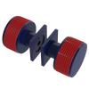 Rubinet Shower Door Knob (set) Midnight Blue