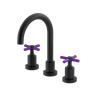 Rubinet Widespread Lav. Set. (less drain) Matt Black
