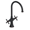 Rubinet Two Handle Single Hole Kitchen Set Matt Black