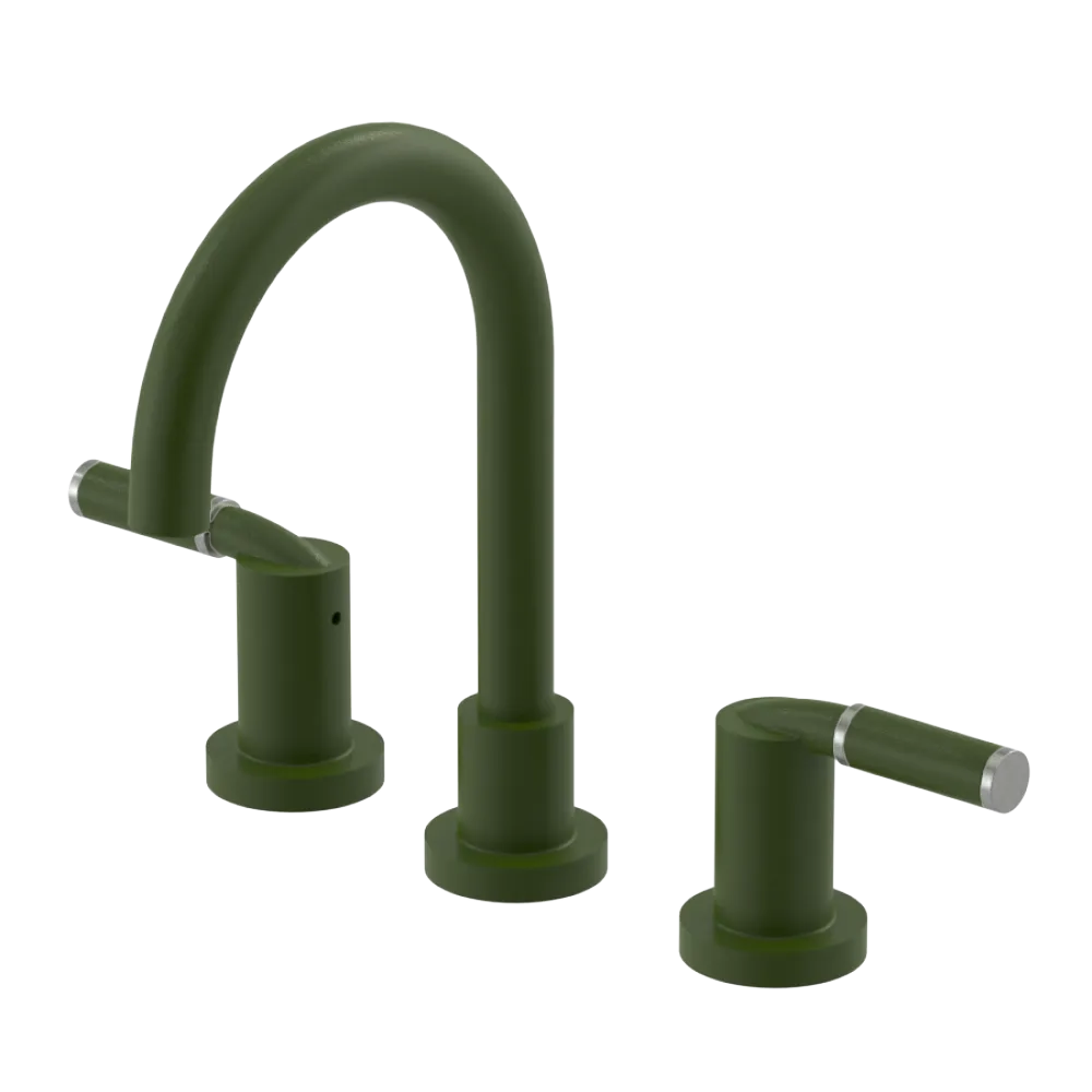 Rubinet Widespread Lav set (less drain) Green Envy
