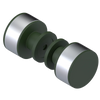 Rubinet Shower Door Knob (set) Green Envy
