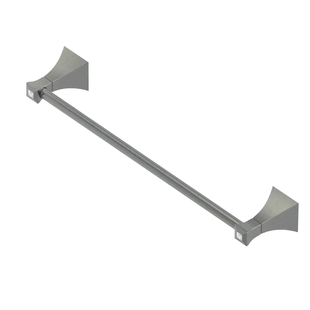 Rubinet Towel Bar 24" Satin Nickel