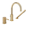 Baril 3-piece tub filler with hand shower