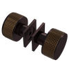 Rubinet Shower Door Knob (set) Oil Rubbed Bronze