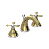 Rubinet Widespread Lav. Set. (less drain) Natural Brass