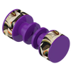 Rubinet Shower Door Knob (set) Purple Haze