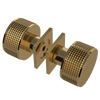 Rubinet Shower Door Knob (set) Gold