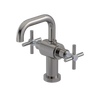 Rubinet Single Hole Dual Handle Lav. Set. (less drain) Polished Nickel