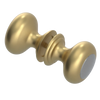 Rubinet Shower Door Knob (set) Satin Brass