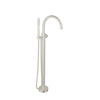 Baril Floor-mounted tub filler with hand shower (without handle)