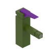 Rubinet Single Control Bidet Fitting (less drain) Green Envy