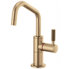 Brizo Instant Hot Faucet With Angled Spout And Knurled Handle