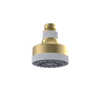 Rubinet 3 FUNCTION SHOWER HEAD Satin Brass