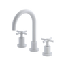 Rubinet Widespread Lav. Set. (less drain) White