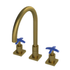 Rubinet Widespread Kitchen Set Antique Brass Matt