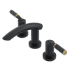 Rubinet Widespread Lav. Set. (less drain) Matt Black