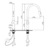 Aquaflo Glanz Pull Down Kitchen Faucet - KFG16