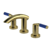 Rubinet Widespread Lav. Set. (less drain) Natural Brass