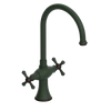 Rubinet Two Handle Single Hole Kitchen Set Green Envy