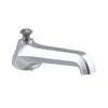 Rubinet Tub Filler Spout Deck Mount Satin Chrome