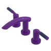 Rubinet Widespread Lav. Set. (less drain) Purple Haze