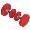 Rubinet Shower Door Knob (set) Red