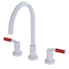 Rubinet Widespread Kitchen Set White