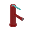 Rubinet Single Control Bidet Fitting (less drain) Maroon