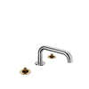 Baril 8" c/c lavatory faucet (without handle), drain included