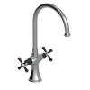 Rubinet Two Handle Single Hole Kitchen Set Satin Nickel