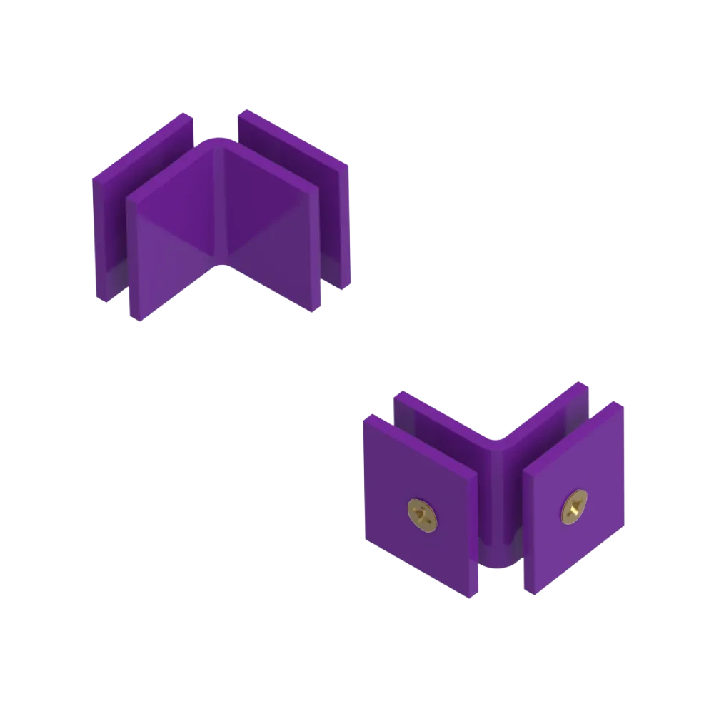 Rubinet 90 Glass to Glass Open Face Purple Haze