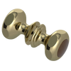 Rubinet Shower Door Knob (set) Natural Brass