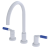 Rubinet Widespread Kitchen Set White