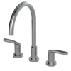 Rubinet Widespread Kitchen Set Satin Nickel