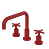 Rubinet Widespread Kitchen Set Maroon