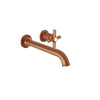 Baril Single lever wall-mounted lavatory faucet, drain not included