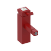Rubinet Single Control Bidet Fitting (less drain) Maroon