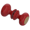 Rubinet Shower Door Knob (set) Maroon