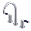 Rubinet Widespread Lav. Set. (less drain) Satin Chrome