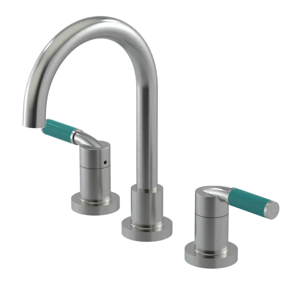 Rubinet Widespread Lav. Set. (less drain) Satin Nickel