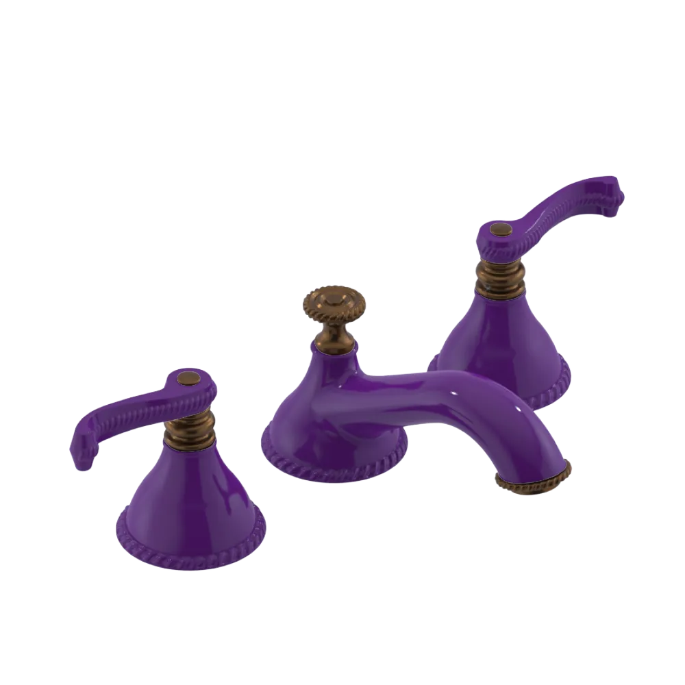 Rubinet Widespread Lav. Set. (less drain) Purple Haze