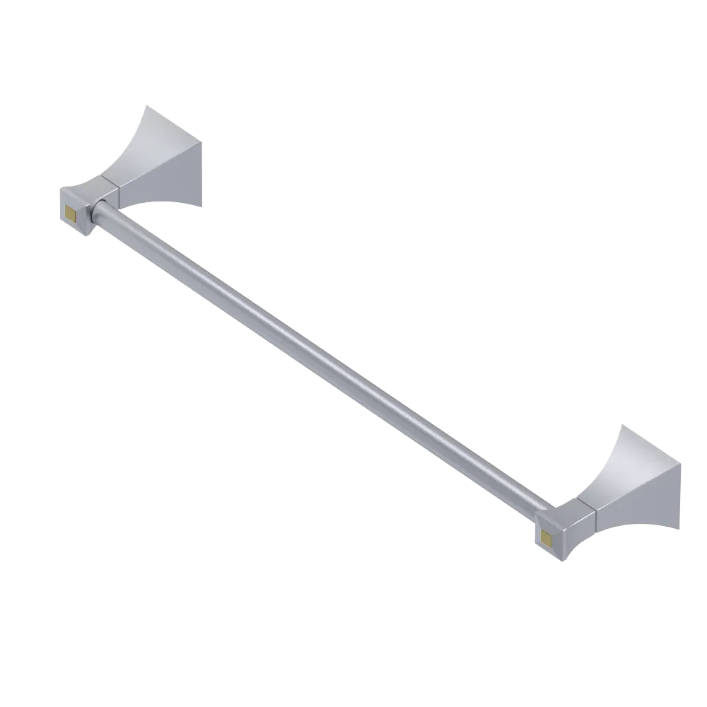 Rubinet Towel Bar 24" Satin Chrome