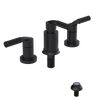 Rubinet Bidet Fitting with Spray, Diverter, and Vacum Breaker (Less Drain) Matt Black