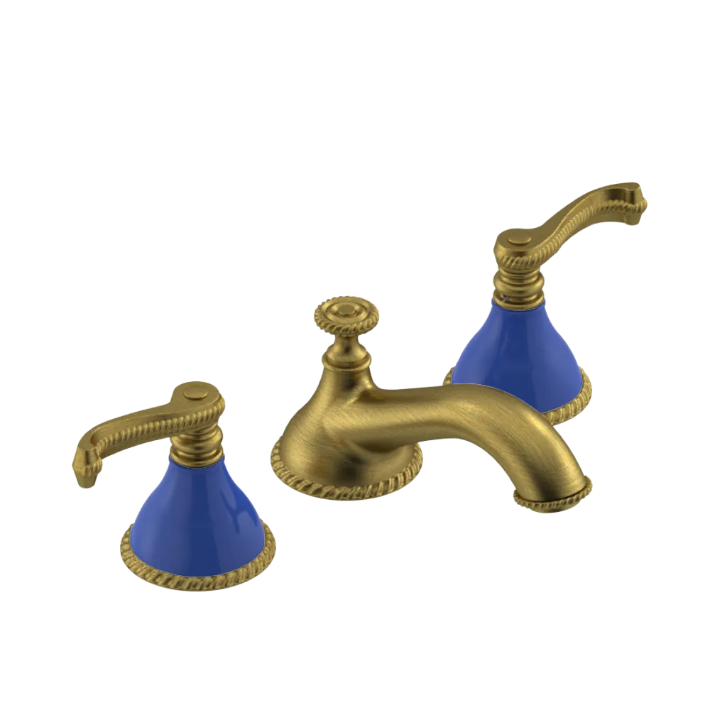 Rubinet Widespread Lav. Set. (less drain) Antique Brass Matt