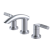 Rubinet Widespread Lav. Set. (less drain) Satin Chrome